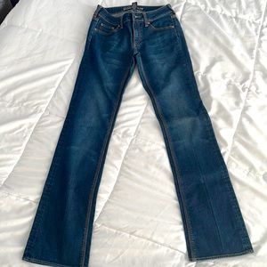 Curvy low rise bootcut jeans
